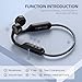 CHENSIVE Bone Conduction Headphones Wireless Headphones Bluetooth 6.0 Open Ear Headphones 10H Playtime Sports Earphones with Mic, IPX6 Waterproof Headset for Running,Cycling, Hiking, Driving