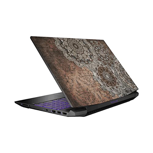 Autocollant peau HP Pavilion 15.6 anti-rayures vinyle robuste mandala chic