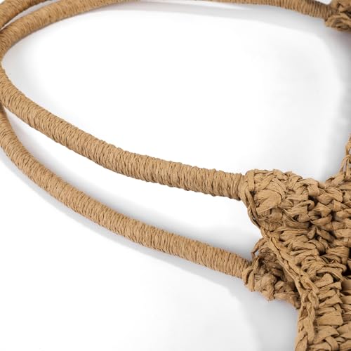 Bolso de paja para mujer 2026, bolso tote grande para playa miniatura 4
