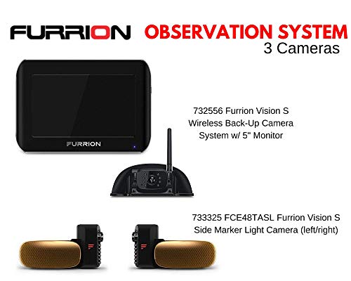 RV Wholesale Direct Furrion Observation Bundle w/5 inch Monitor and 3 Cameras