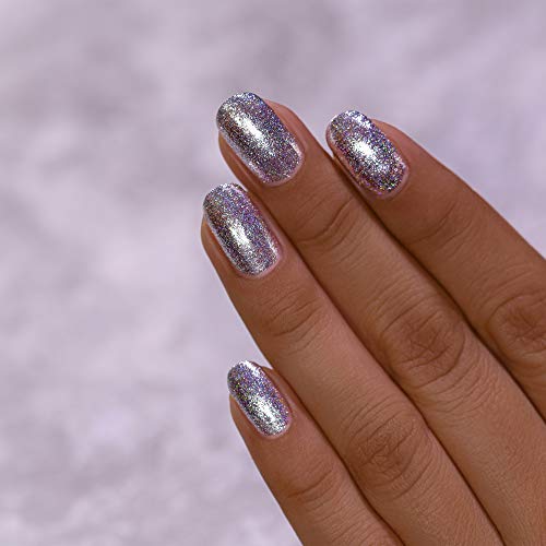 Image of ILNP Echo - Platinum Silver Holographic Ultra Metallic Nail Polish
