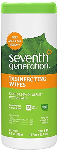Seventh Generation Disinfecting Multi-Surface Wipes, 35 ea (Pack of 11)