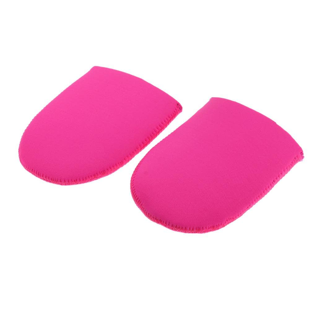 1 par de calcetines de neopreno para correr, ciclismo, senderismo, caminar, color rojo rosa
