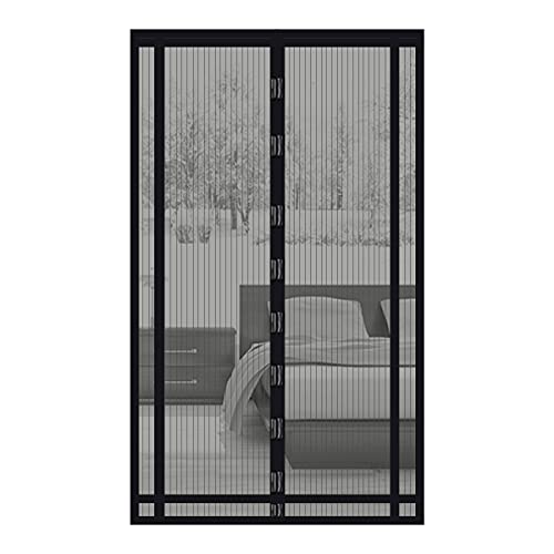 MonTrüe 160X230cm Cortina Mosquitera Magnética para la Protección Contra Insectos, el Mosquitera Magnético Ideal para...