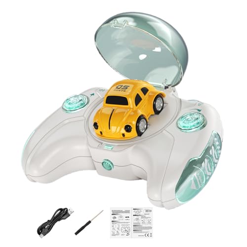 Coche de deriva con control remoto: piloto de acrobacias con luz LED, acción de alta velocidad, recargable por USB, experiencia de conducción divertida | Vehículo de carreras portátil a control remoto
