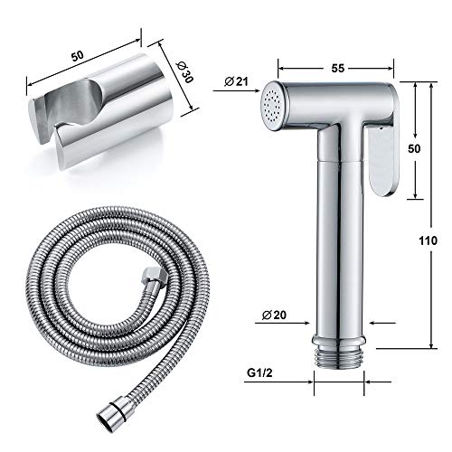 Zlocyivhe Handheld Bidet Sprayer Set For Toilet, Cloth Diaper Sprayer thumb #5