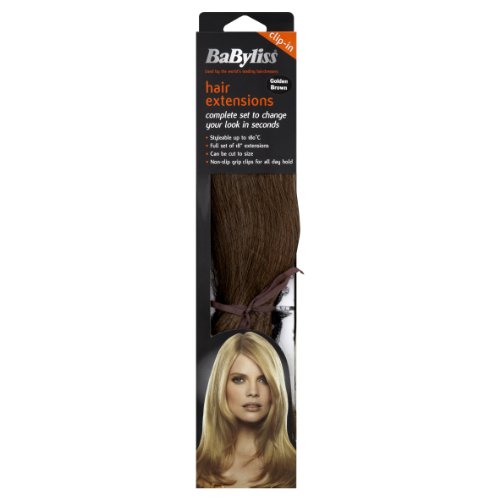 Babyliss Golden Brown Styleable Extension Set - 18-inch