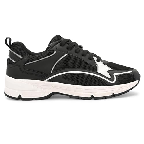 Image of Cruiser Men's Sneakers | Cushioned Insole Comfortable Shoes | Trendy & Stylish Modern Sneakers | Durable TPR Sole Casual Walking Footwear (2673)