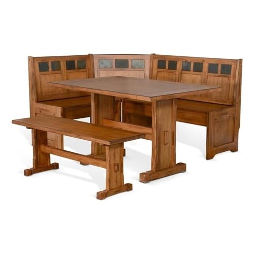 Pemberly-Row-Farmhouse-Wood-Kitchen-Corner-Breakfast-Dining-Nook-Set-with-Hidden-Storage-in-Rustic-Oak Pemberly Row Farmhouse Wood Kitchen Corner Breakfast Dining Nook Set with Hidden Storage in Rustic Oak