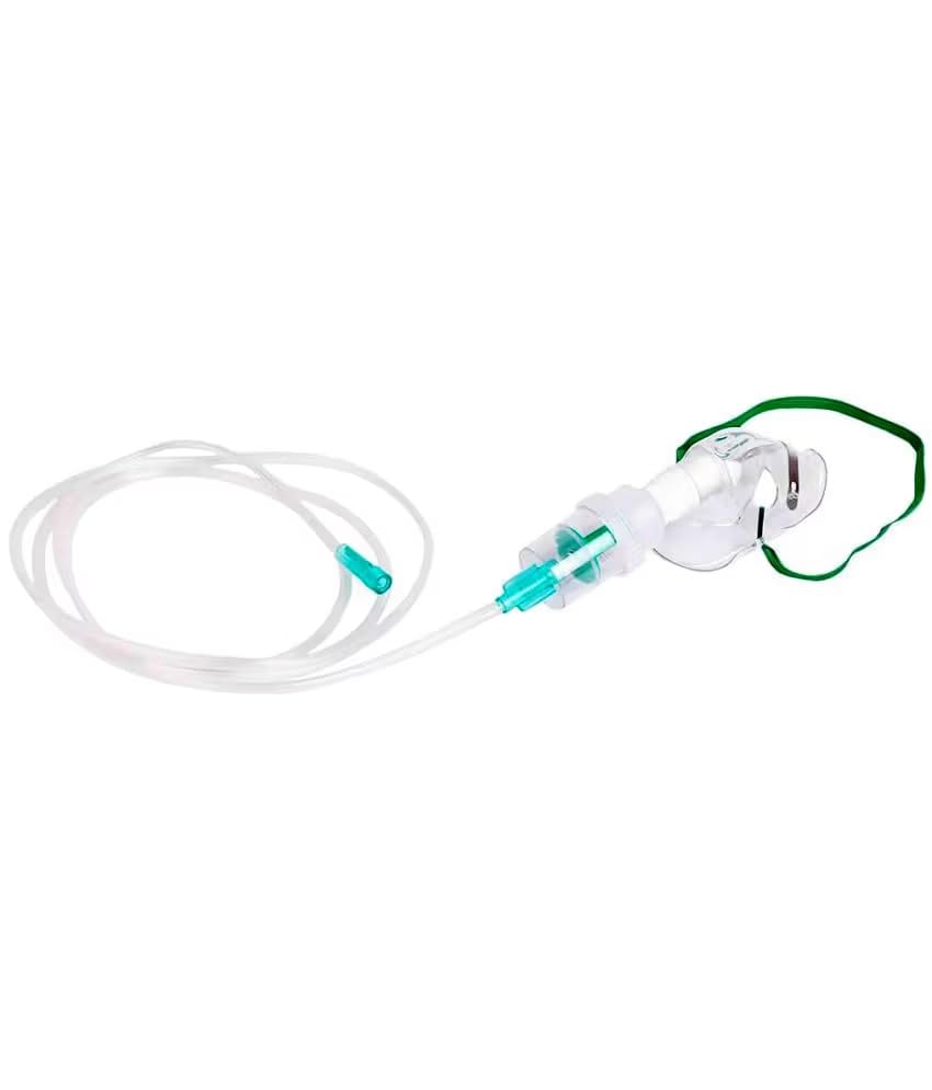 SARA+CARE NEB-101 Smart Compressor Nebulizer for Adults & Kids β Low Noise, Compact Inhaler Machine with Child Mask, Extra Medicine Cup, Air Tube & Speed Control for Cold, Cough & Asthma Care 4