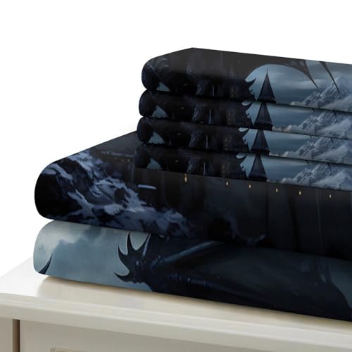 Housse de couette facile d'entretien pour lit king taille ado