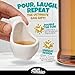 Fairly Odd Novelties Ceramic Urinal Shot Glasses, Set of 2, 1.5oz - Perfect Gag, White Elephant, Novelty Party Gift