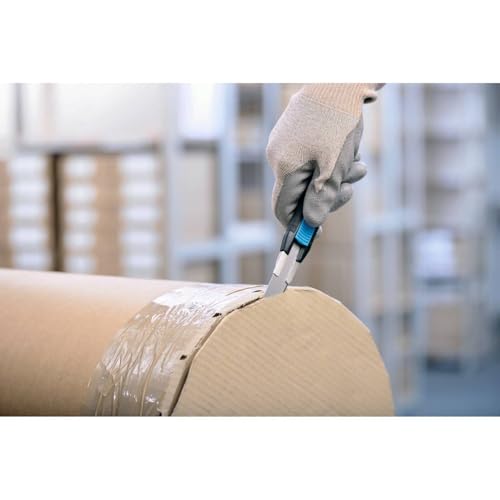 MARTOR Sicherheitsmesser Mit Klingeneinzug, SECUNORM 380, Profi Cuttermesser, Lange Klinge, Rechts- & Linkshänder, Produktion, GS Geprüft