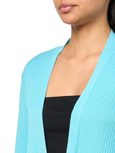 Image of Jones New York Women's Long Sleeve Cardigan with Side Slits