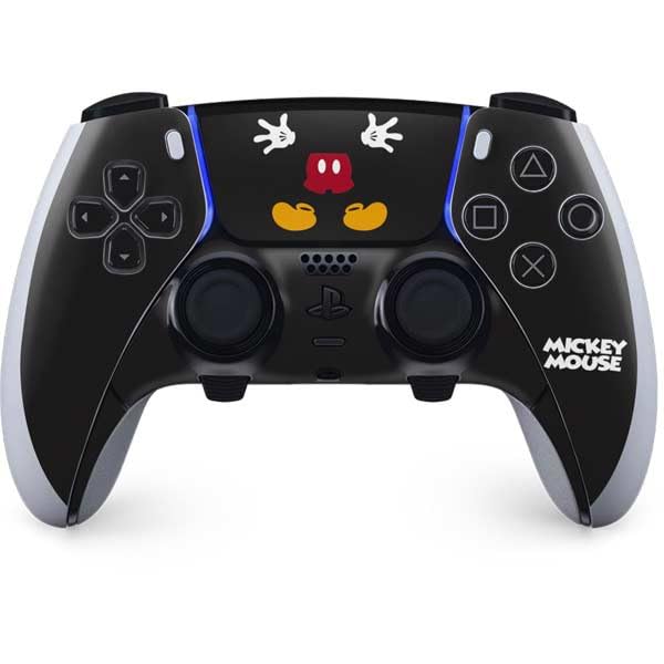 Skinit Decal Gaming Skin Compatible with PS5 DualSense Edge Pro Controller - Officially Licensed Disney Mickey Mouse Logo Pattern Design