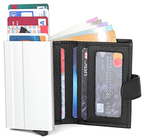 Image of WildHorn customised Gifts for Men | Personalized Leather Wallet for Mens -Name /Logo Printed on Wallet I Unique Gift for Men Boy Love Husband Employees Clients