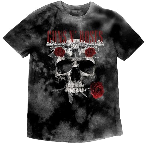 Guns N Roses - Flower Skull T-Shirt for Boys/Girls