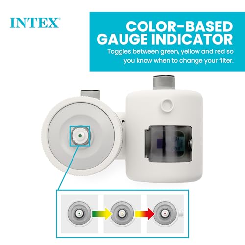 Image of INTEX Krystal Clear 2,500 GPH Cartridge Filter Pump for Above Ground Pools
