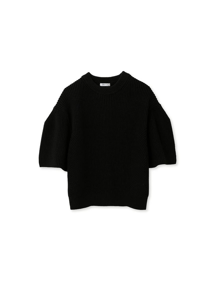 Amazon | [フレイ アイディー] 変形パフスリーブニットプル