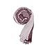 ANKOMINA Unisex Striped Cotton Linen Long Scarf Fashion Warm Lightweight Scarves Wraps with Fringed Edges for Women Men