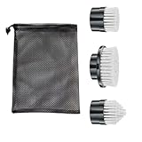 BCQDOL 3 Pcs of Brush Heads,Replacement Brush Heads Set for Electric Spin Scrubber, Cordless Power Shower Scrubber, Cleaning Brush for Bathroom Tile Sink Floor Cleaning.