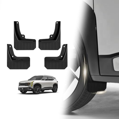 Image of Muslogy Mud Flaps Splash Guards for 2027 2028 Kia Seltos Accessories | for 2027+ Kia Seltos Accessories Front and Rear Mud Guards 4PCS No Drilling Fender Mudguards Kit with Hardware Accessories