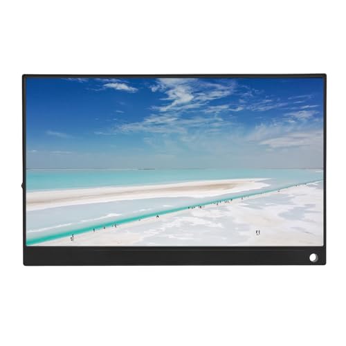 Extensor de Pantalla para Computadora Portátil de 15,6 Pulgadas, Monitor Portátil Full HD 1920x1080, USB C, Pantalla IPS para, X360, Switch, RPi con 2 Mini