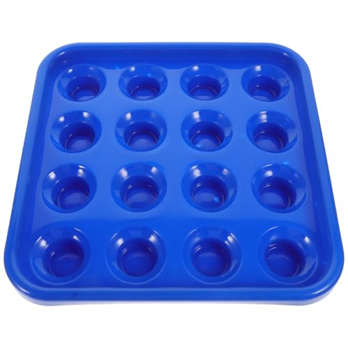GAROZATION Billiard Ball Storage Box Pool Billiard Balls Holder Tray Snooker Ball Storage Tray Plastic Pool Ball Tray Pool Table Accessory