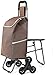 WERYU avec Chaises, Caddie Grimpant, Caddie À L'Ancienne, Petit Chariot, Chariot, Pliant, Chariot Dessiné À La Main, Sac À Provisions Étanche Portable