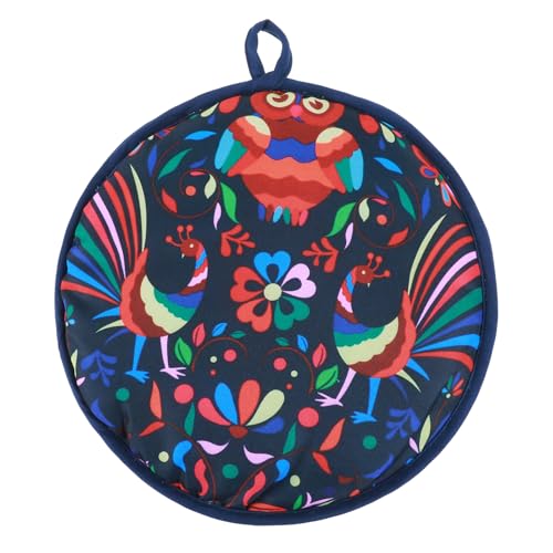 Classicseali Chauffe-tortilla, 30 cm, isolation double face, passe au micro-ondes, pour crêpes de pommes de terre, crêpes de maïs, crêpes (Flying Birds)