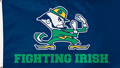 Notre Dame Fighting Irish FIGHTING IRISH Flag - Deluxe 3 X 5