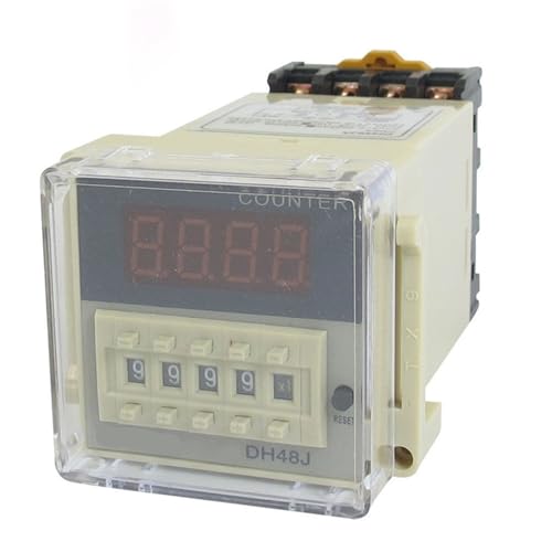 Relé contador digital programable DH48J-8A contador de impulsos AC 220V