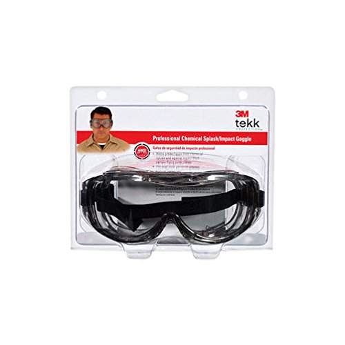 3M 91264-80025 Gafas de impacto y salpicaduras químicas profesionales