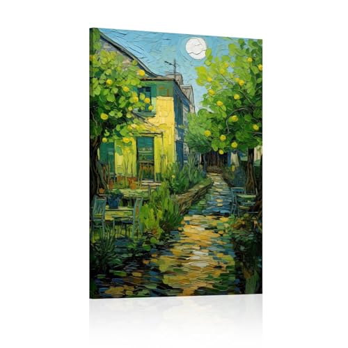 Peinture de paysage pour salle de bain sans déformation, toile vintage JGGXHM étanche