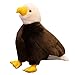 LAARNT 30 cm Simulazione calva aquila di mare peluche bambola, animale a forma di uccello, bambola morbida e confortevole decorazione domestica per bambini