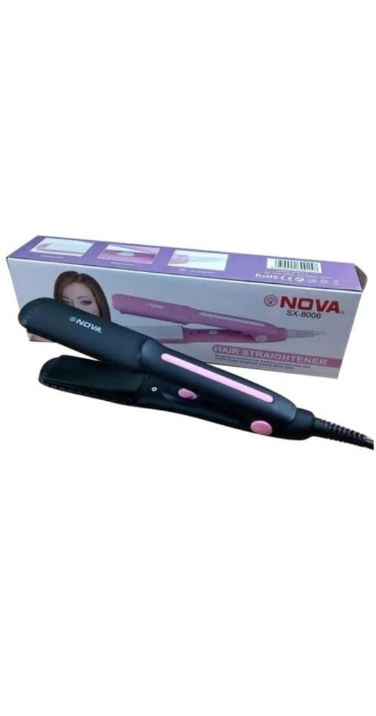 SHISHI SX-8006 Professional Ceramic Plate Hair Straightener with ON/OFF Button and 1.2 Mtr (MULTICOLOR)-image-30