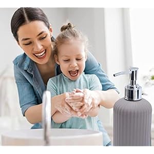 Haristar Liquid Soap Dispenser| Bathroom Sanitizer, Lotion, Shampoo Dispenser | Handwash Bottle for Kitchen | Soap Dispenser for Wash Basin | Bathroom Accessories - 300 MLL (Pack of 2, Brown)