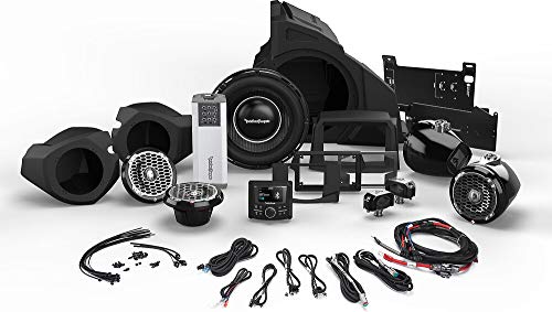 Rockford Fosgate RZR14-STAGE5 1000-Watt Stereo, Front and Rear Speakers, and Subwoofer Kit for Select Polaris RZR Models (2014-2020)