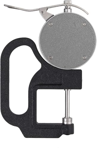 Image of Digital Thickness Gauge 0-12.7mm / 0.5 Inch Electronic Micrometer with Large LCD Display, 0.001mm High Precision, Inch /Metric Conversion (0.001 MM 0 to 12.7mm)