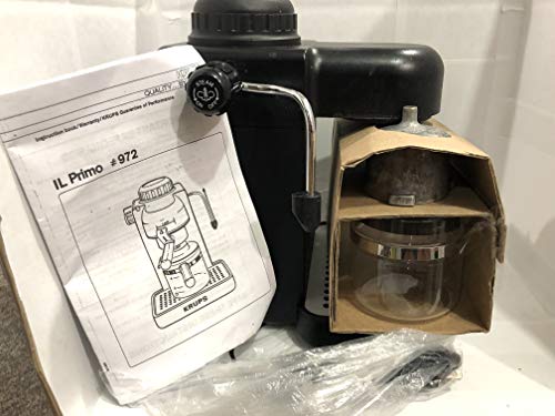 Krups Model 963 Black Espresso / Cappuccino Maker 4 Cup Steam #TOP1