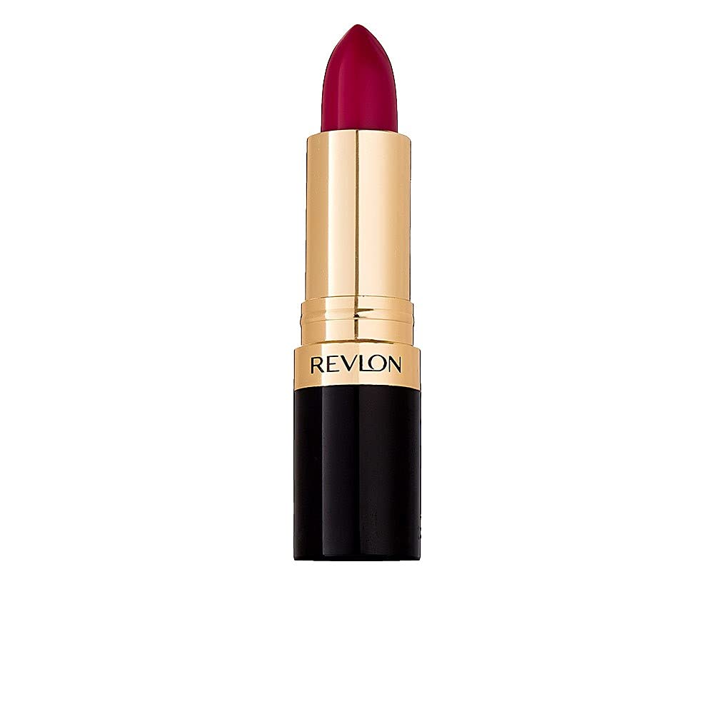 Revlon Super Lustrous Lipstick, Creamy Formula For Soft, Fuller-Looking Lips, Moisturized Feel, 440 Cherries in the Snow, 0.15 oz