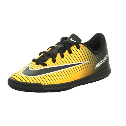 Nike Jr Mercurialx Vortex III IC, Botas de fútbol Unisex niños, Naranja (Laser Orange/Black/White/Volt), 6 9 Meses EU