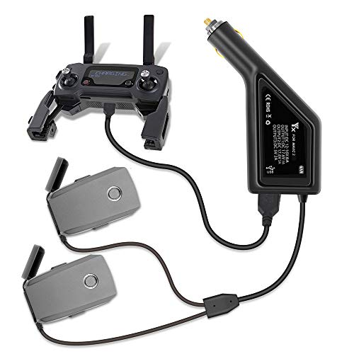 Littleice DJI Mavic 2 Pro/ Zoom 2 in1/3 in 1 USBカーチャージャー リモコンバッテリー充電器 36*21*12cm For DJI Mavic 2 Pro/ Zoom