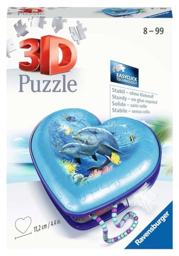 Ravensburger 3D Puzzle 11172 - Herzschatulle Unterwasserwelt - 54 Teile -...
