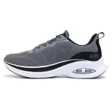 QAUPPE Men's Air Running Shoes Athletic Trail Tennis Breathable Sport Sneakers Darkgrey US11