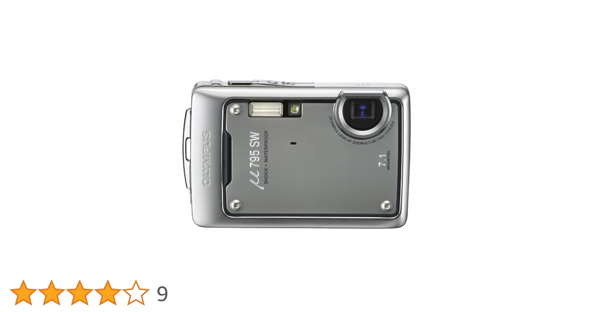 Amazon | OLYMPUS 防水デジタルカメラ μ795SW (ミュー) ダーク