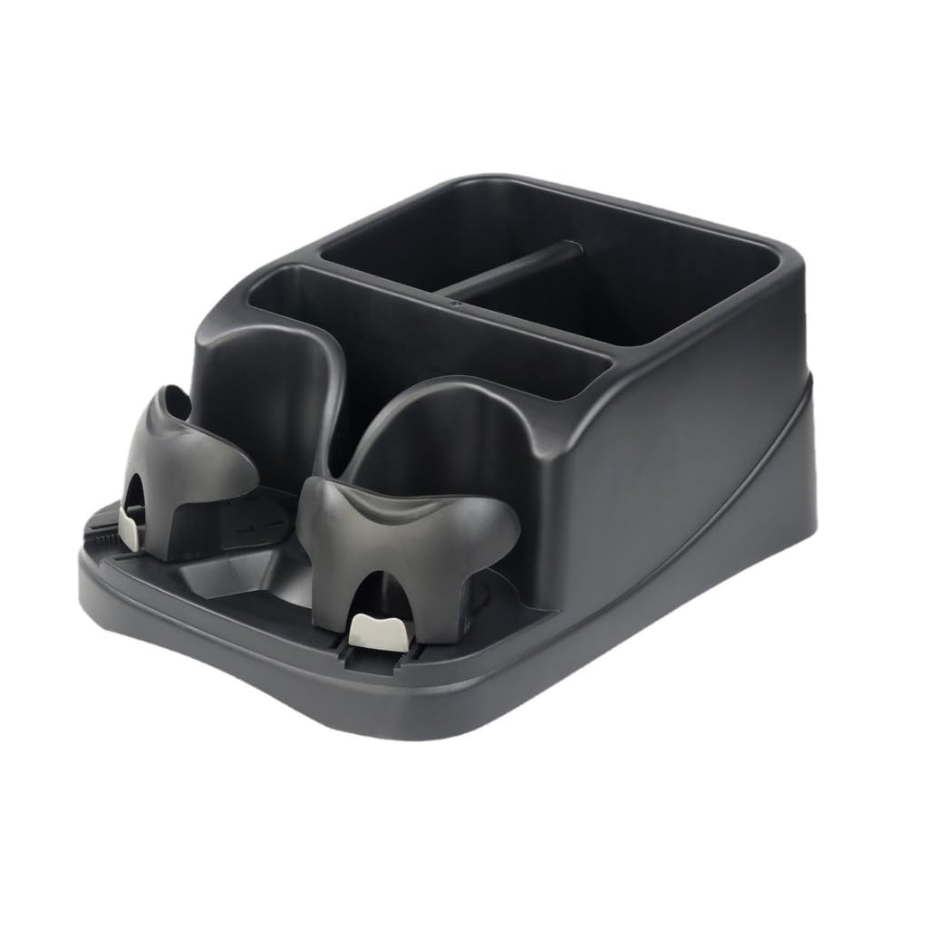 Organizador de asiento trasero de coche con soporte para tazas, soporte para tableta, bandeja de almacenamiento automático