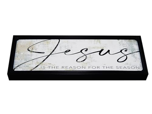 Jesusisthereasonfortheseasonframedprintrusticfarmhousefamilywelcomehomedecorsignforwallorfreestandingshelfsitter Urban Country Home Decor Jesus is the reason for the season framed print rustic farmhouse family welcome home decor sign for wall or freestanding shelf sitter urban country home decor