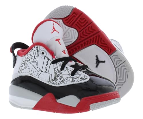 Nike DV1358160 Jordan Dub Zero (Td) Toddler 4C White/True Red-Black thumb #1