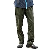 [ラドウェザー] トレッキングパンツ 冬用 アウトドアウェア 登山服 メンズ レディース はっ水 防汚 防油 速乾 耐久性 スポーツ アウトドア パンツ ストレッチ チノパン 裏起毛 あったか (カーキ, XLサイズ)